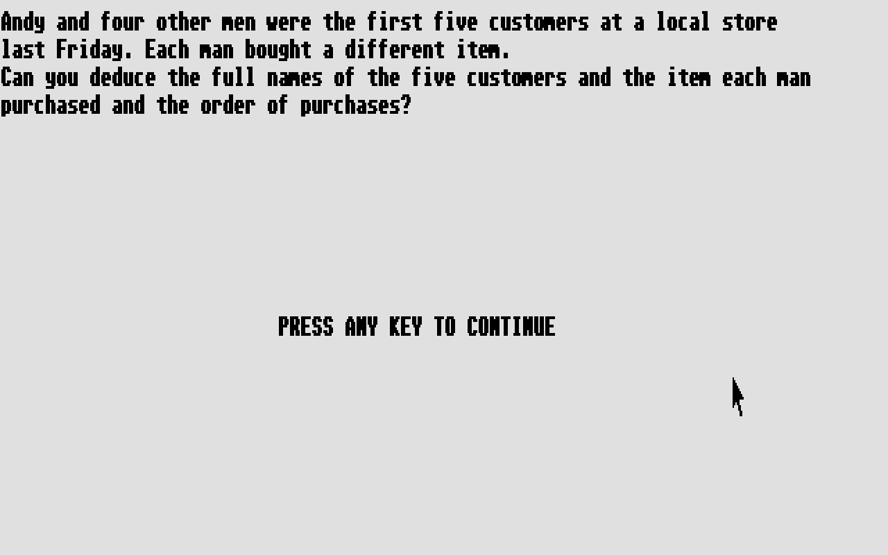 Logical Lobotomy atari screenshot
